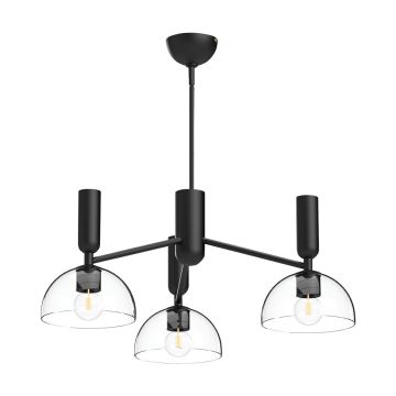 Elstead Lighting Jude ALM-JUDE3-MB-CL Žiarovka 3x60W/E27 IP20