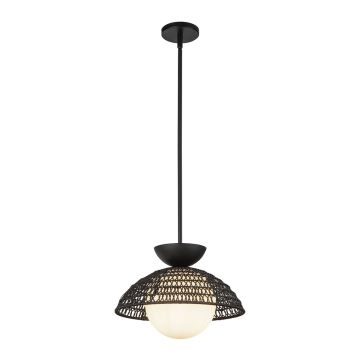 Elstead Lighting Perth ALM-PERTH-P-BK Závesná lampa 1x60W/E27 IP20