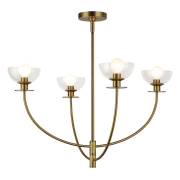 Elstead Lighting Sylvia ALM-SYLVIA4-BG-CL Žiarovka 4x40W/E14 IP20