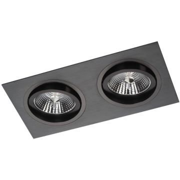 Lumifall ALCAZAR BB LMF.AZ142BB Vstavané downlight svetlo 2x75W/G53 IP20