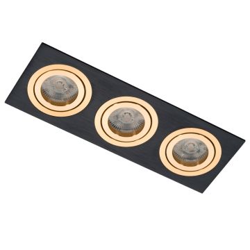Lumifall ALCAZAR LMF.AZ543BG Vstavané downlight svetlo 3x50W/MR16 IP20