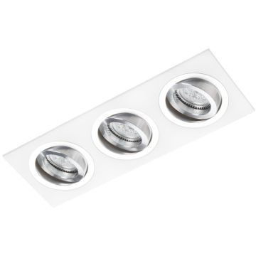 Lumifall ALCAZAR LMF.AZ543WC Vstavané downlight svetlo 3x50W/G5,3/MR16 lub GU10