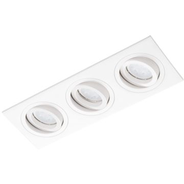 Lumifall ALCAZAR LMF.AZ543WW Vstavané downlight svetlo 3x50W/G5,3/MR16 lub GU10