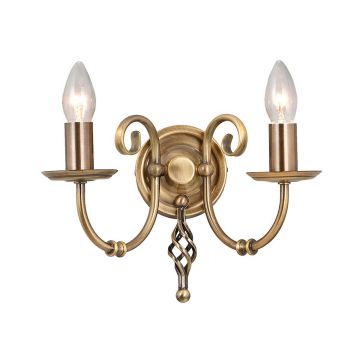 Elstead Lighting ARTISAN ART2-AGD-BRASS Stena svietidlo 2x60W/E14