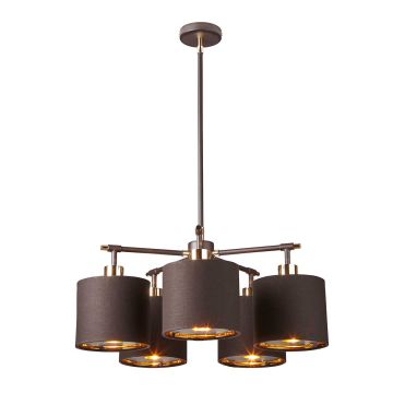 Elstead Lighting BALANCE BALANCE5-BRPB Žiarovka 5x60W/E27