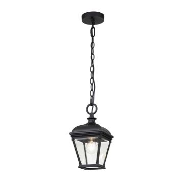 Elstead Lighting Bayview BAYVIEW-8M-BK Závesná lampa 1x60W/E27 IP44