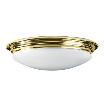 Elstead Lighting Brompton BATH-BROMPTON-F-PB Stropné svietidlo 1x10W/GX53 IP44