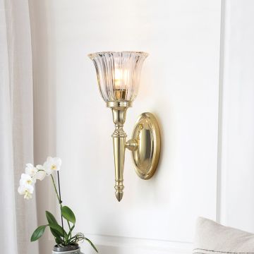 Elstead Lighting DRYDEN BATH-DRYDEN1-PB Stena svietidlo 1x40W/G9 IP44