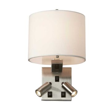 Elstead Lighting BELMONT BELMONT-3W Stena svietidlo 1x40W/E14 + 2x1W/LED 2x120LM