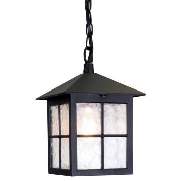 Elstead Lighting WINCHESTER BL18B-BLACK Závesná lampa 1x60W/E27 IP43