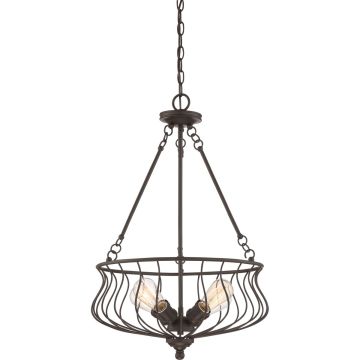 Quoizel BARONESS QZS-BNS2818WT Závesná lampa 4x60W/E27