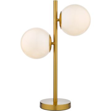 Dar Lighting Bombazine BOM4235 Stolná lampa 2x40w/e14