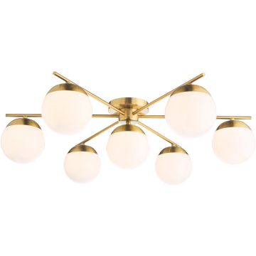 Dar Lighting Bombazine BOM5035 Stropná lampa 7x20w/g9