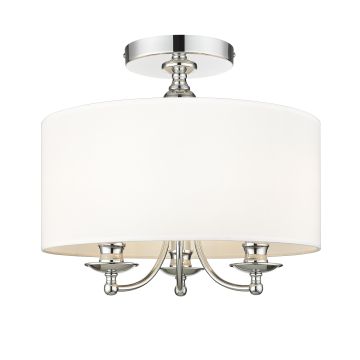 Cosmolight ABU DHABI C03466CH-WH Stropná lampa 3x40W/E14