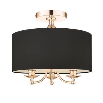 Cosmolight ABU DHABI C03480AU-BK Stropná lampa 3x40W/E14