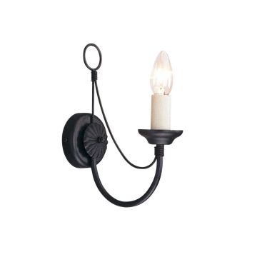 Elstead Lighting CARISBROOKE CB1-BLACK Stena svietidlo 1x60W/E14