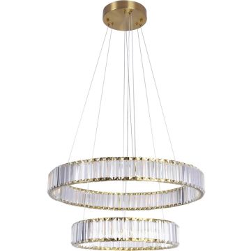 Polux CRISTALIA 338266 Závesná lampa 4000K 6400lm ip20