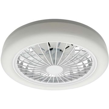 Polux ZAMBIA 341310 Ventilátor 3000K-4000K-6500K +- RGB MAGIC 3200lm ip20