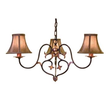 Elstead Lighting CONISTON CN3-BUR-GOLD Žiarovka 3x60W/E14