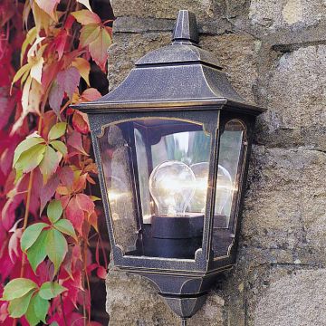 Elstead Lighting CHAPEL CP7-2-BLACK Stena svietidlo 1x60W/E27 IP44