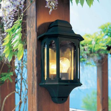 Elstead Lighting CHAPEL CP7-BLACK Stena svietidlo 1x60W/E27 IP44