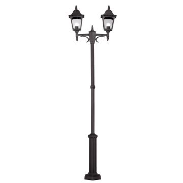 Elstead Lighting CHAPEL CP8-BLACK Svietnik 2x60W/E27 IP44