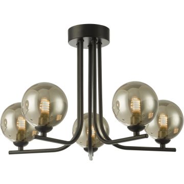 Dar Lighting Cradle CRA5422-01 Stropná lampa 5x25w/g9 ip20