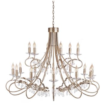 Elstead Lighting CHRISTINA CRT18-SIL-GOLD Žiarovka 18x60W/E14