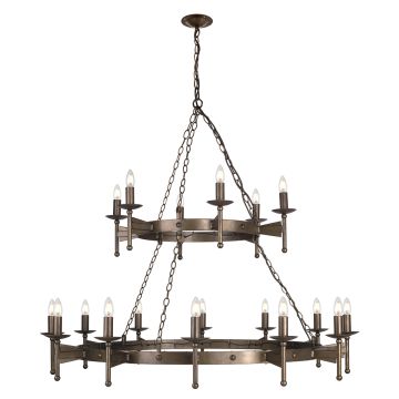 Elstead Lighting CROMWELL CW18-OLD-BRZ Žiarovka 18x60W/E14