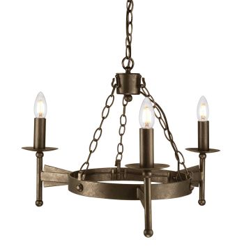 Elstead Lighting CROMWELL CW3-OLD-BRZ Žiarovka 3x60W/E14