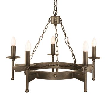 Elstead Lighting CROMWELL CW5-OLD-BRZ Žiarovka 5x60W/E14
