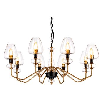 Elstead Lighting ARMAND DL-ARMAND8-AB Žiarovka 8x40W/E14