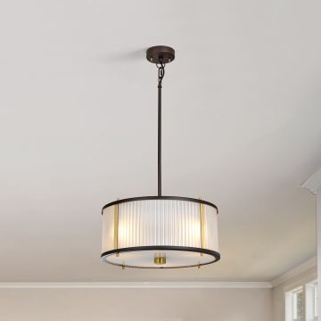 Elstead Lighting CORONA DL-CORONA-3P-BAB Závesná lampa 3x60W/E27