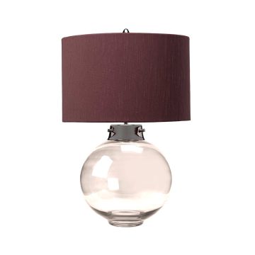 Elstead Lighting KARA DL-KARA-TL-SMOKE Stolná lampa 1x60W/E27