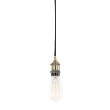 Italux CLASSO DS-M-034 ANTIQUE BRASS Závesná lampa 1x60W/E27 IP20