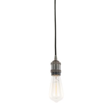Italux CLASSO DS-M-034 MATT BLACK Závesná lampa 1x60W/E27 IP20