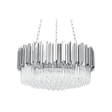 King Home IMPERIAL SILVER DW-D5688M.SILVER Závesná lampa 16x40W/E14 IP20