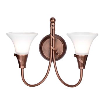 Elstead Lighting EMILY EM2-COPPER Stena svietidlo 2x60W/E14
