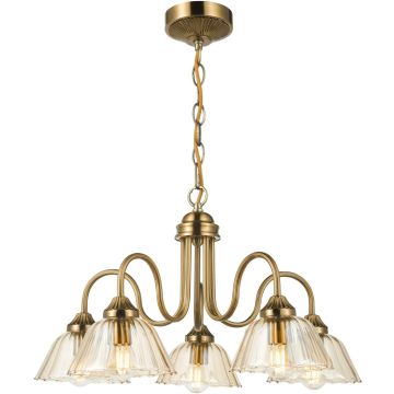Dar Lighting Erika ERI0563 Závesná lampa 5x40w/E14