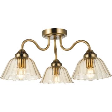 Dar Lighting Erika ERI5363 Stropná lampa 3x40w/E14