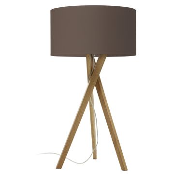Novolux WOOD 621B-G05X1A-50 Stolná lampa 1x60W/E27 IP20