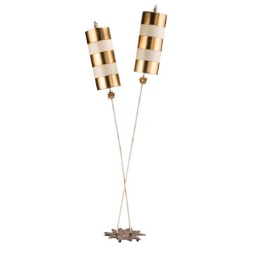 Flambeau NETTLE FB-NETTLELUX-G-FL Stojanová lampa 2x60W/E27