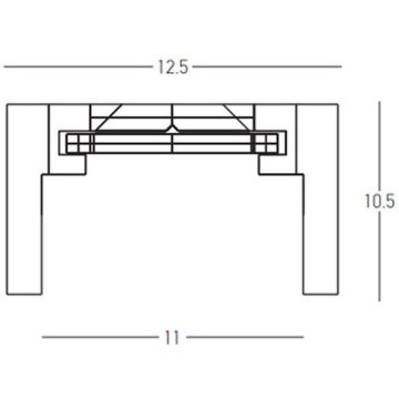 Zambelis MAGNETIC 22262 Svetelný vodič na koľajnici IP20