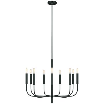 Feiss Brianna FE-BRIANNA9-BK Žiarovka 9x60W/E14