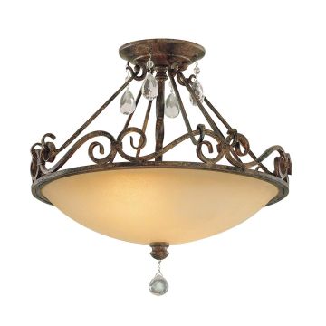 Feiss Chateau FE-CHATEAU-SF Stropné svietidlo 2x60W/E27
