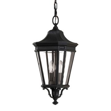 Feiss COTSWOLD LANE FE-COTSLN8-M-BK Závesná lampa 2x60W/E14 IP23