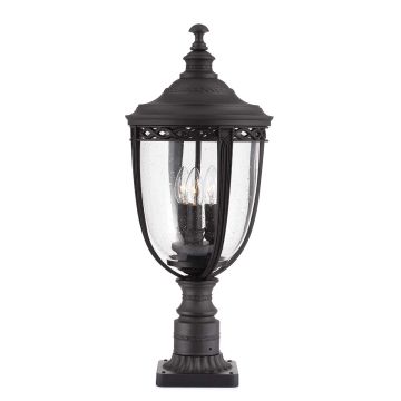 Feiss ENGLISH BRIDLE FE-EB3-L-BLK Stojanová lampa 3x60W/E14 IP44