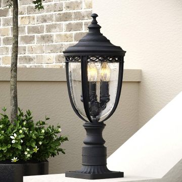 Feiss ENGLISH BRIDLE FE-EB3-M-BLK Stojanová lampa 3x60W/E14 IP44