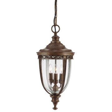 Feiss ENGLISH BRIDLE FE-EB8-L-BRB Závesná lampa 3x60W/E14 IP23