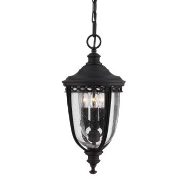 Feiss ENGLISH BRIDLE FE-EB8-M-BLK Závesná lampa 3x60W/E14 IP23